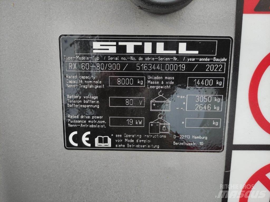 Still RX60-80/900 Elektro Stapler