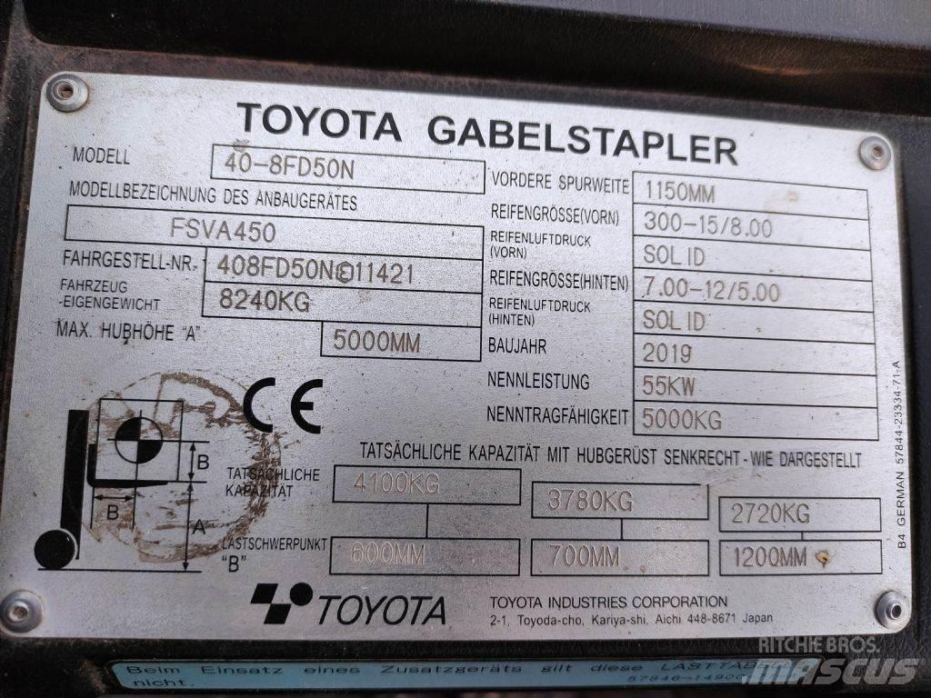 Toyota 40-8FD50N Diesel Stapler