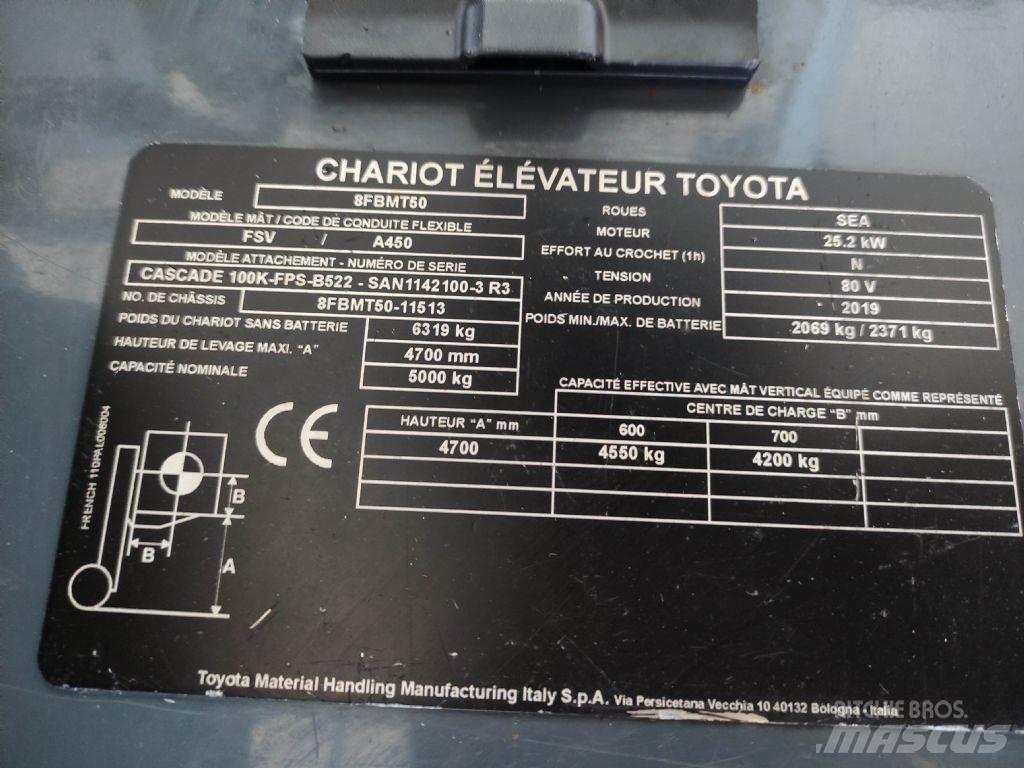 Toyota 8FBMT50 Elektro Stapler