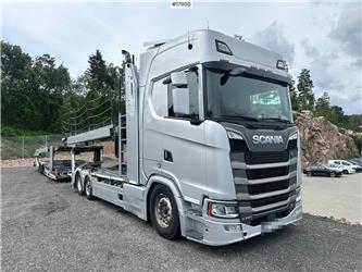 Scania S580 Car Freight w/ Kaessbohrer Trailer.