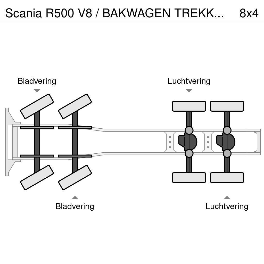 Scania R500 V8 / BAKWAGEN TREKKER COMBI / PALFINGER PK 53 Sattelzugmaschinen