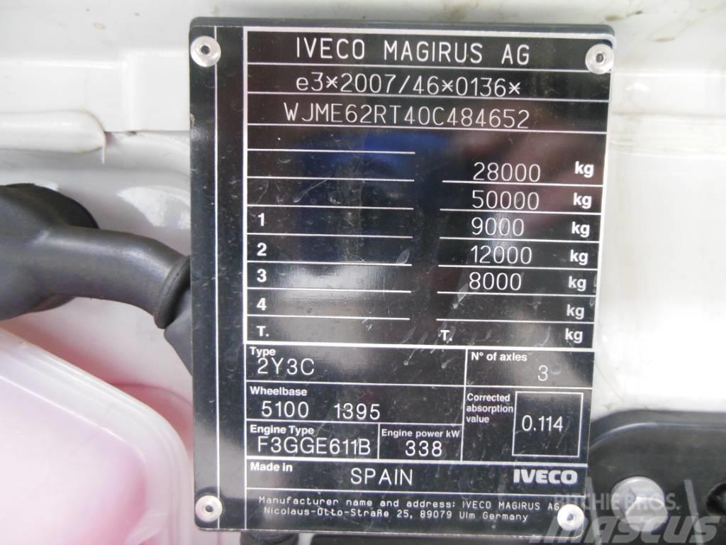Iveco X-Way AD280X46, 6x2, retarder, TECHNOCAR TNH 20 Abrollkipper