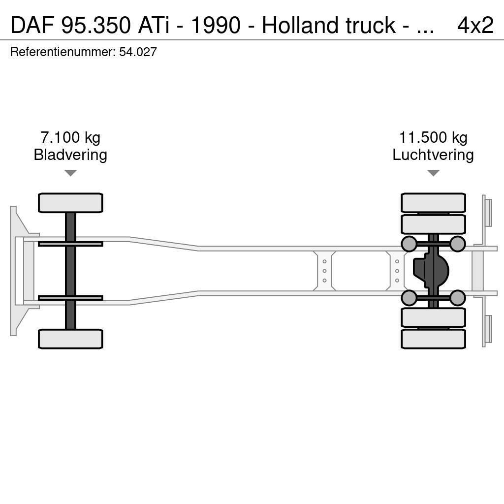DAF 95.350 ATi - 1990 - Holland truck - Manual injecto Kastenaufbau