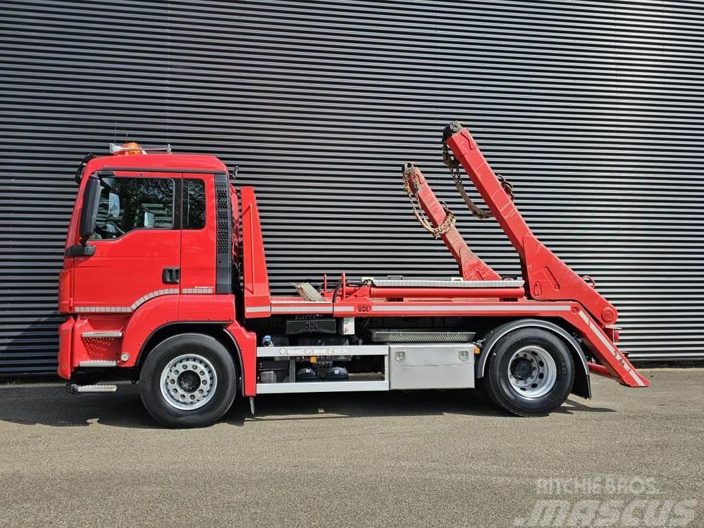 MAN TGS 18.360 / 4x2 / PORTAAL-ARM / ABSETZKIPPER / 12 Skip loader trucks