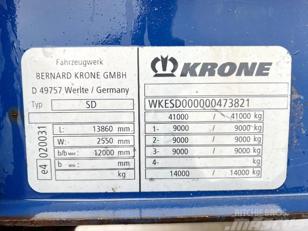 Krone SD - 18 Units Available / 3 Axle Curtainsiderauflieger