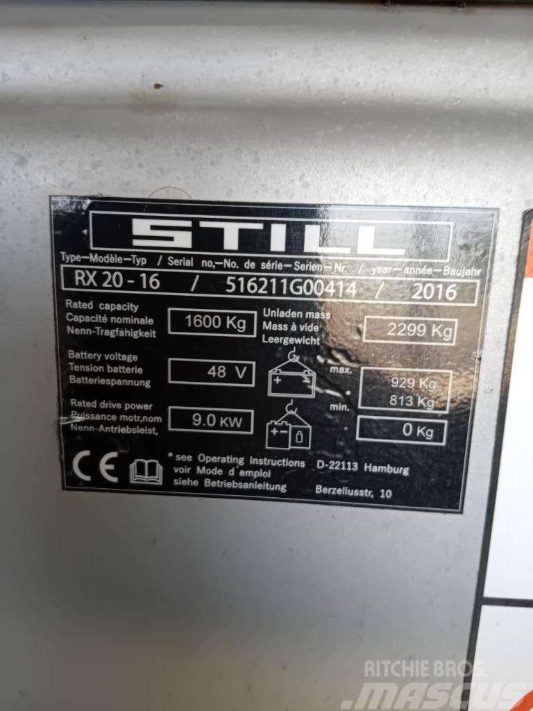 Still RX20-16 Elektro Stapler