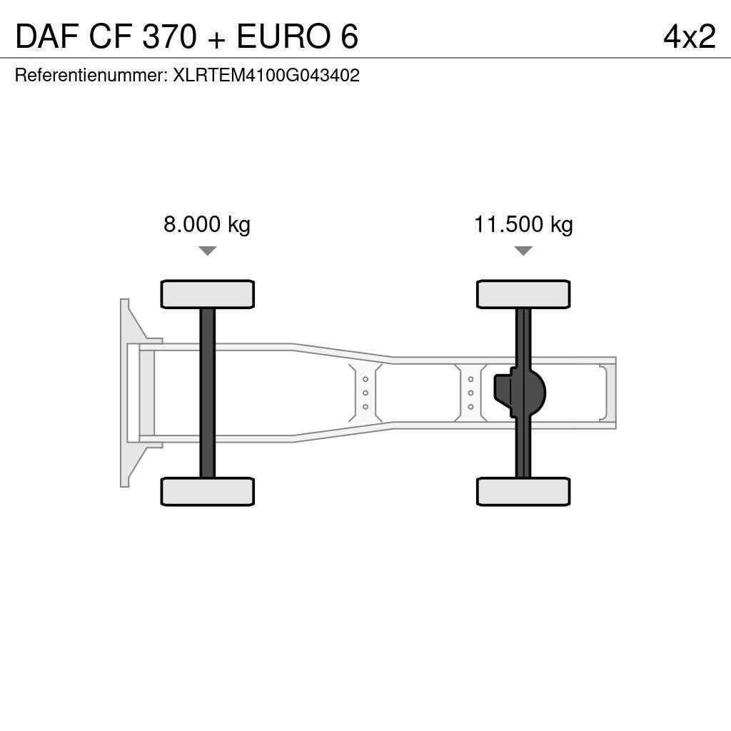 DAF CF 370 + EURO 6 Sattelzugmaschinen