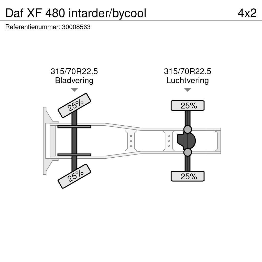 DAF XF 480 intarder/bycool Sattelzugmaschinen