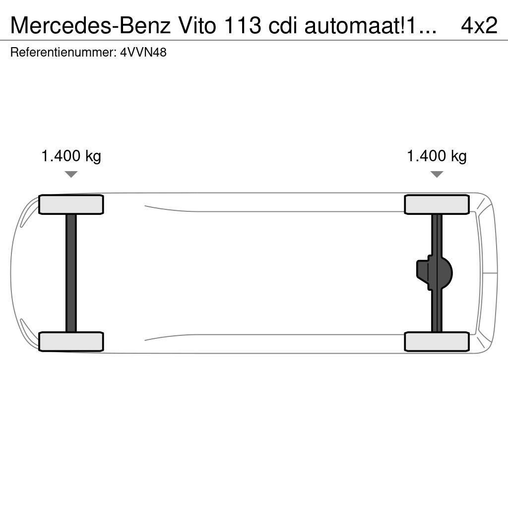 Mercedes-Benz Vito 113 cdi automaat!140dkm!! Kastenwagen