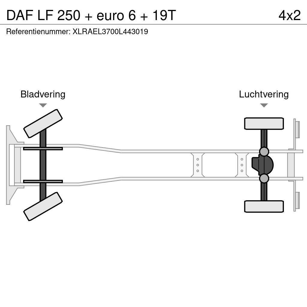 DAF LF 250 + euro 6 + 19T Kastenaufbau