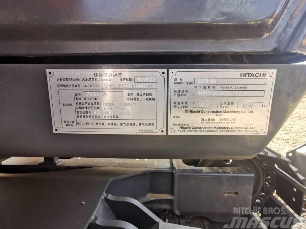 Hitachi ZX 70 Minibagger < 7t