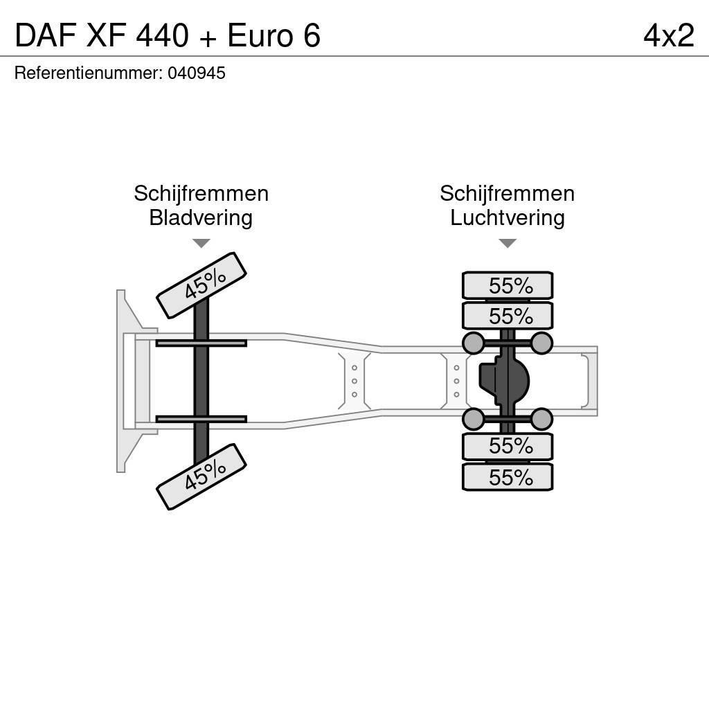 DAF XF 440 + Euro 6 Sattelzugmaschinen