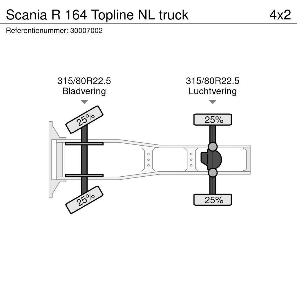 Scania R 164 Topline NL truck Sattelzugmaschinen