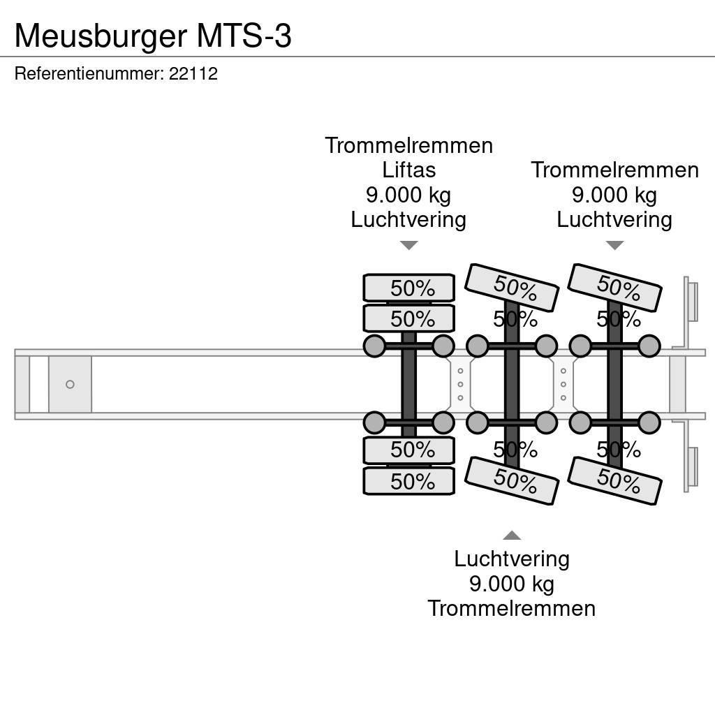 Meusburger MTS-3 Tieflader-Auflieger