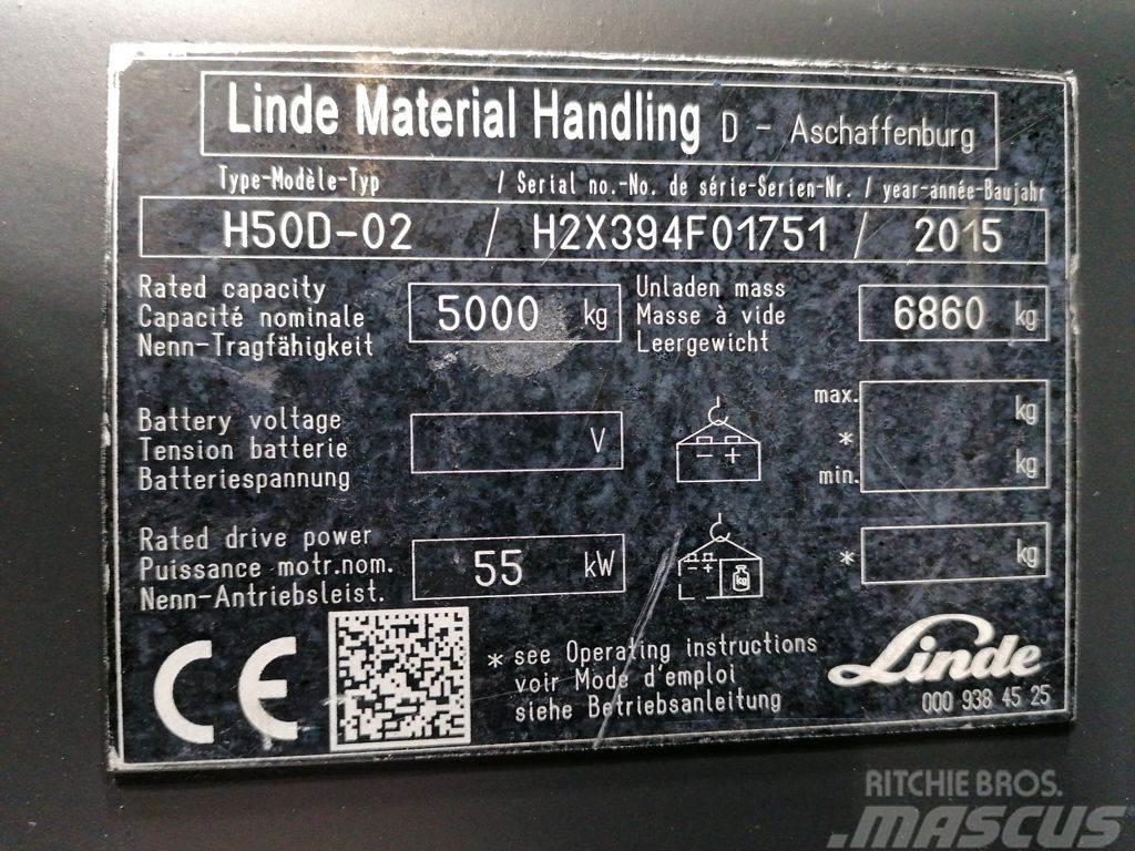 Linde H50D-02 Diesel Stapler