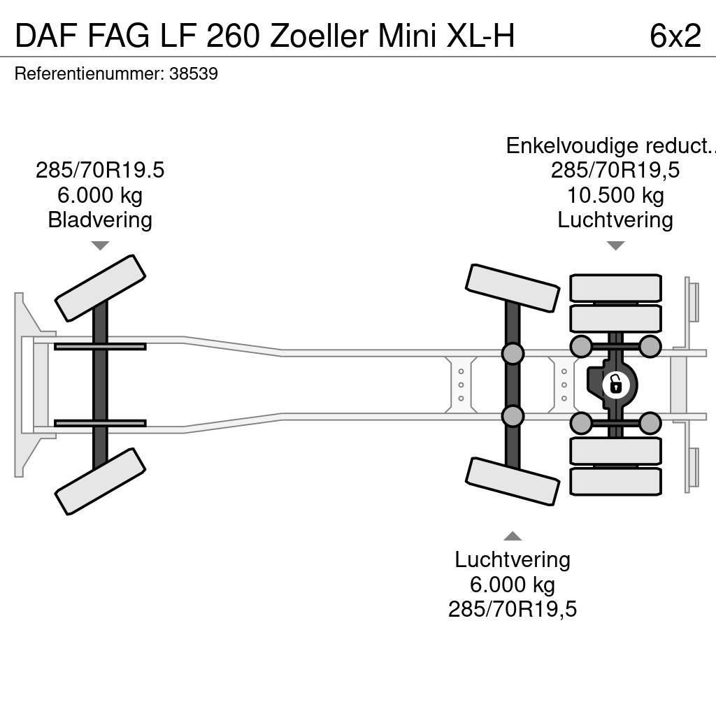 DAF FAG LF 260 Zoeller Mini XL-H Müllwagen