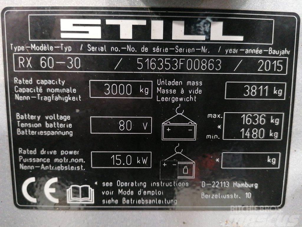 Still RX60-30 Elektro Stapler