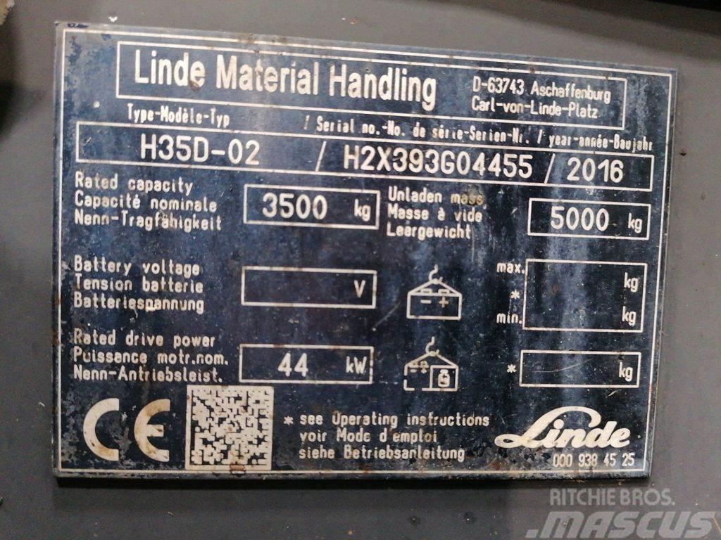 Linde H35D-02 Diesel Stapler