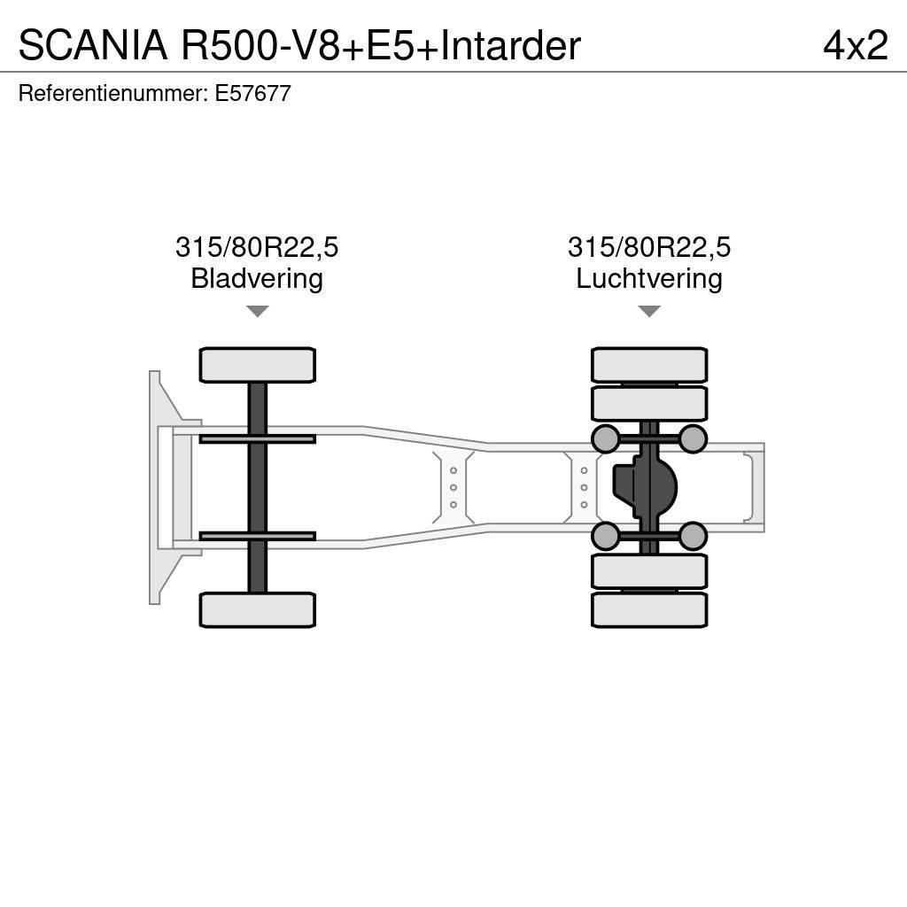 Scania R500-V8+E5+Intarder Sattelzugmaschinen