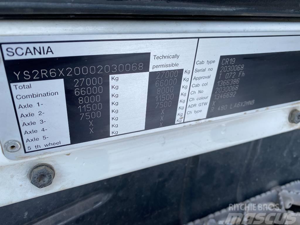 Scania R480 6x2 / RETARDER / HYDRAULICS Sattelzugmaschinen