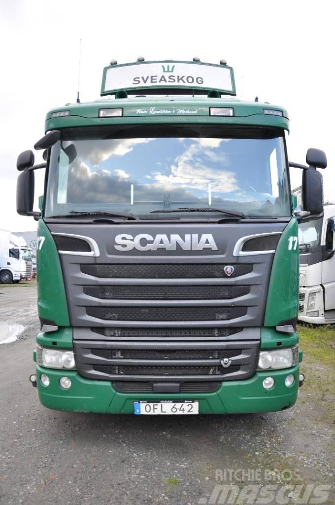 Scania R520 8X4 Euro 6 Holzfahrzeuge