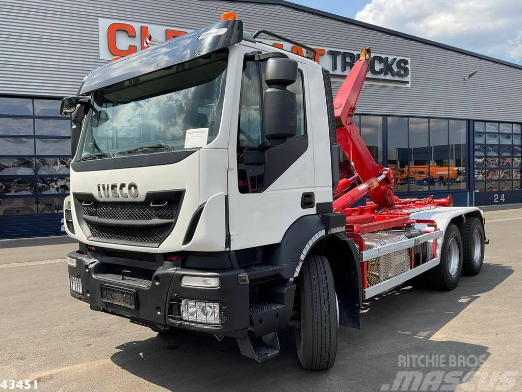 Iveco AD260T 6x4 Euro 6 AJK 20 haakarmsysteem Abrollkipper