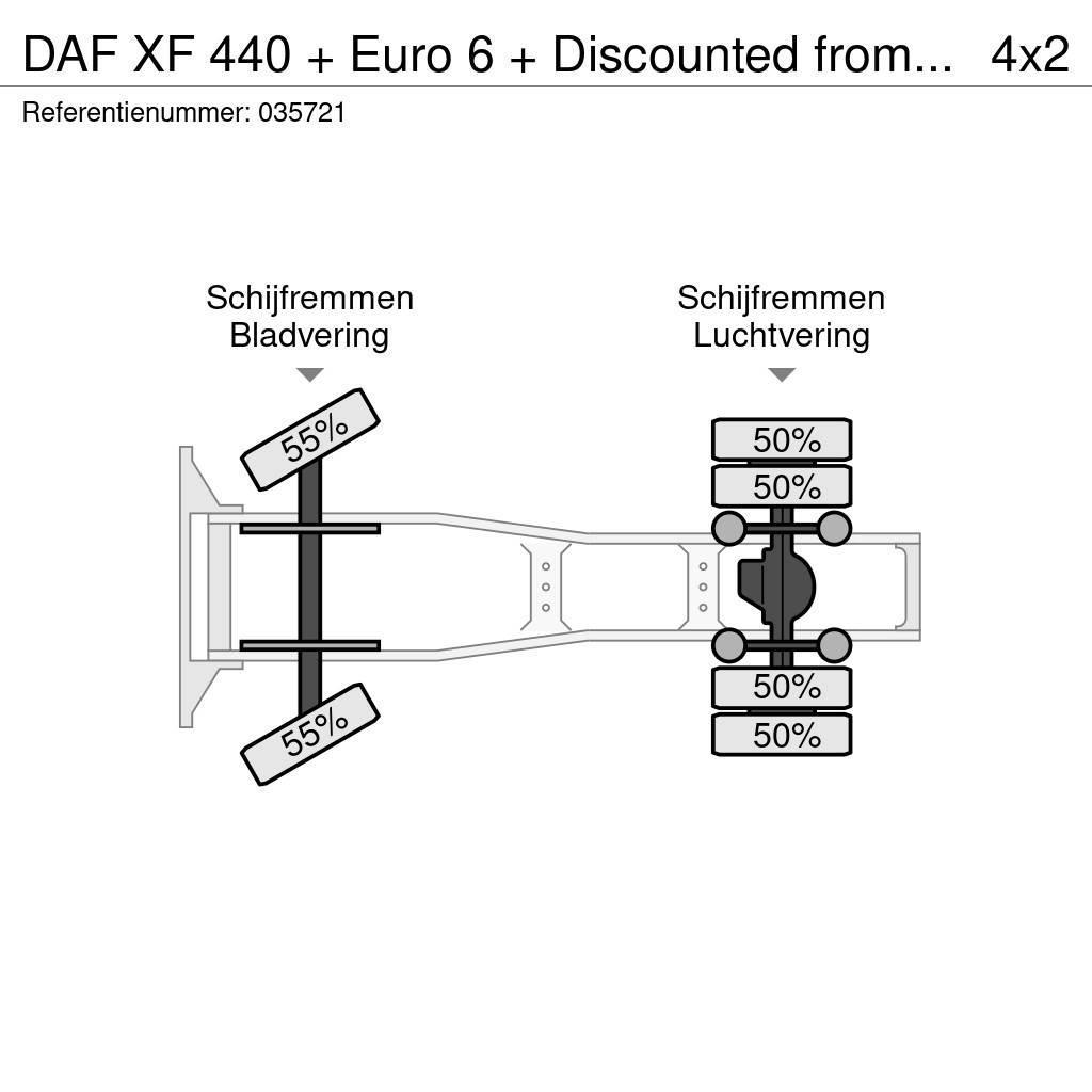 DAF XF 440 + Euro 6 + Discounted from 21.950,- Sattelzugmaschinen