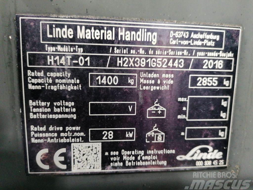 Linde H14T-01 Gas Stapler