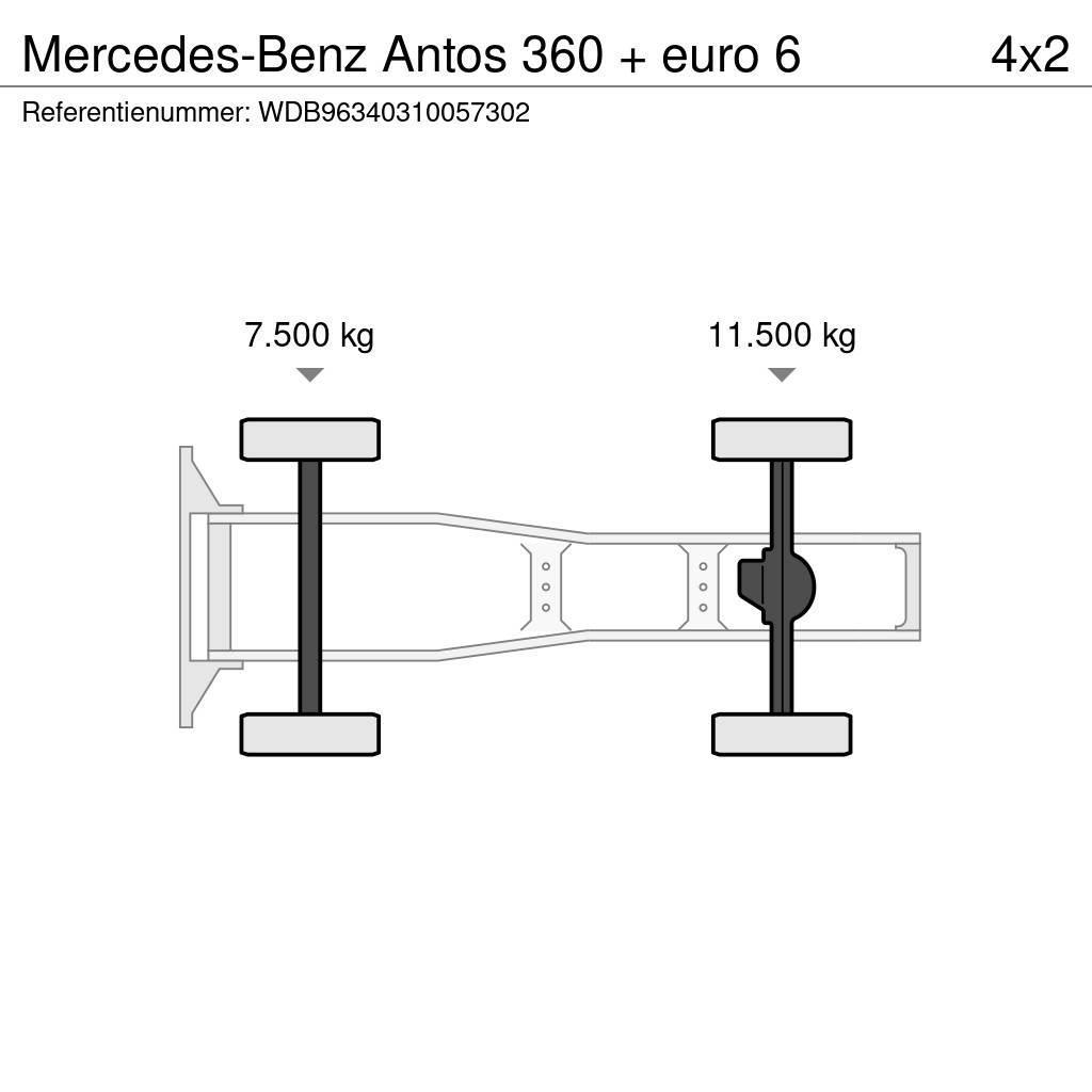 Mercedes-Benz Antos 360 + euro 6 Sattelzugmaschinen