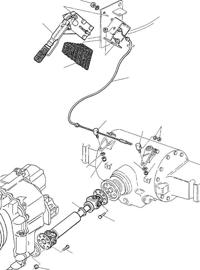 Komatsu - Cardan spate - 312606056 Getriebe