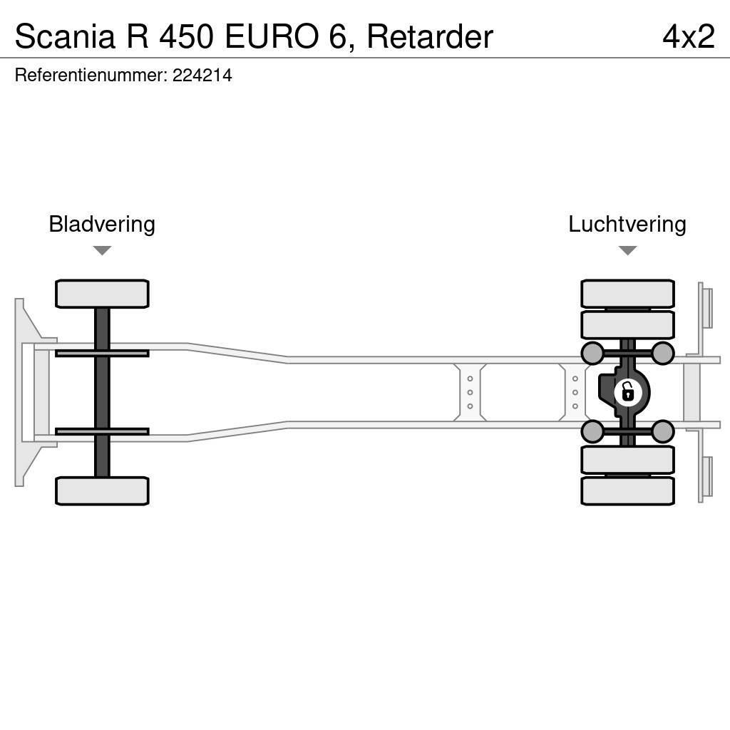 Scania R 450 EURO 6, Retarder Box body trucks
