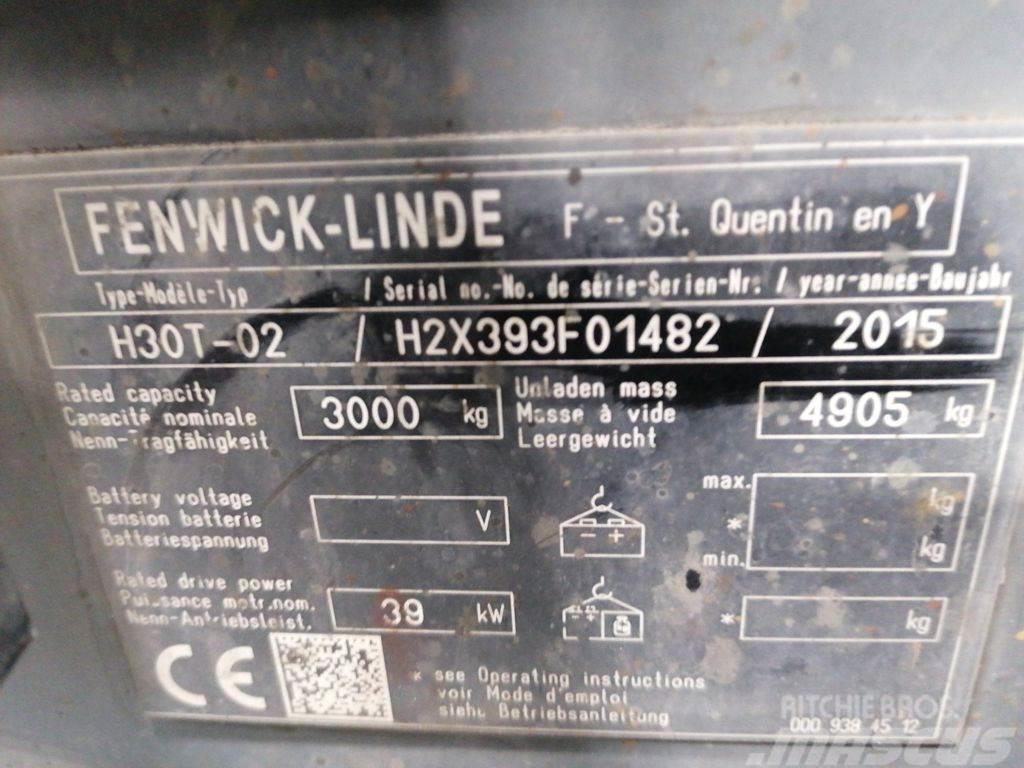 Linde H30T-02 Gas Stapler