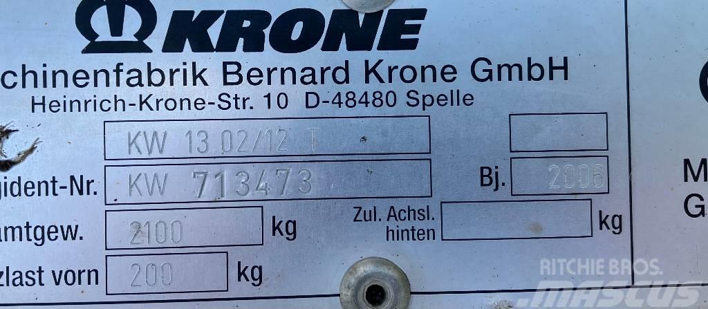 Krone KW 13.02/12 T Kreiselheuer/-wender