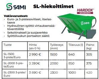 Sami SL 1500 3P/Euro Sand- und Salzstreuer