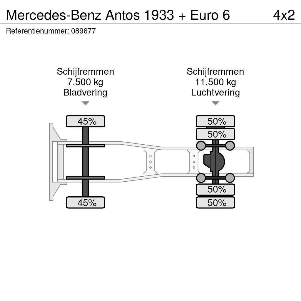 Mercedes-Benz Antos 1933 + Euro 6 Sattelzugmaschinen