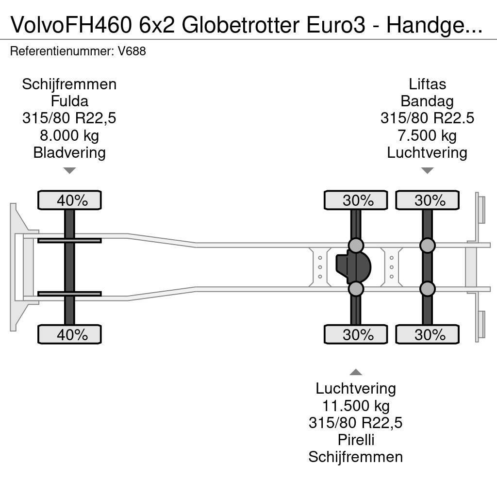 Volvo FH460 6x2 Globetrotter Euro3 - Handgeschakeld - WA Abrollkipper