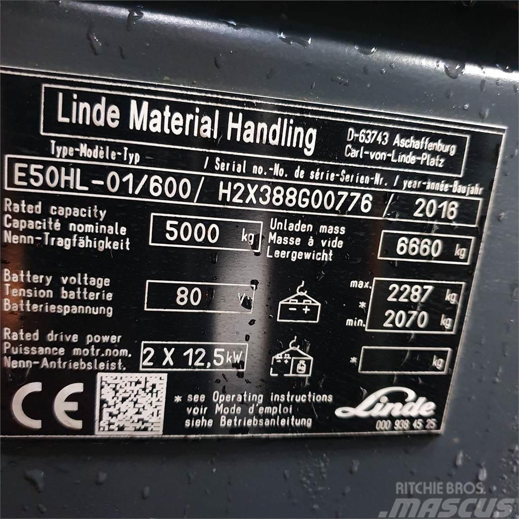 Linde E50/600HL Elektro Stapler