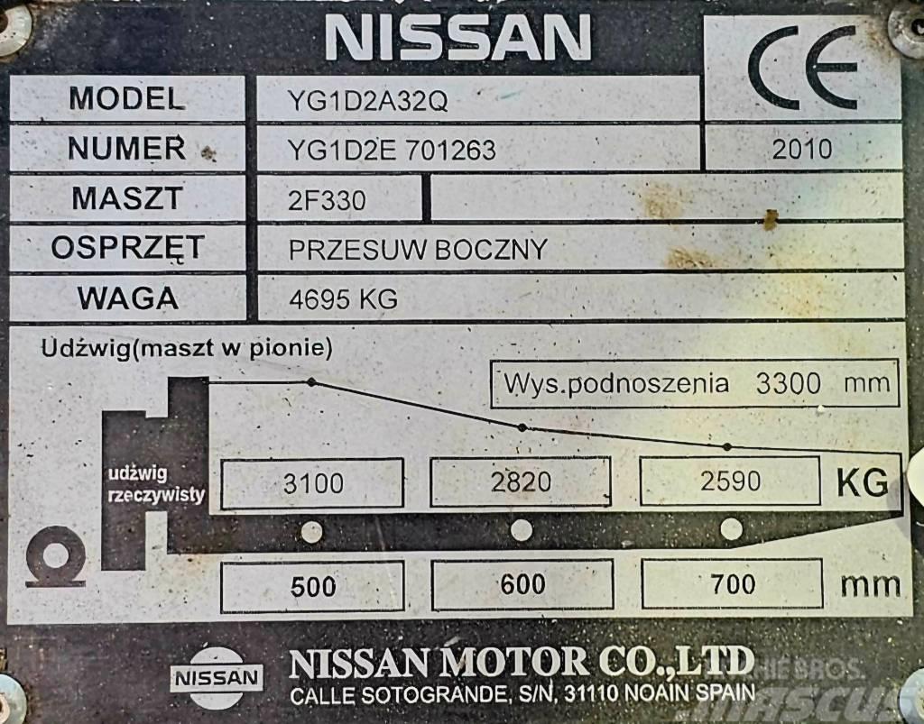 Nissan YG1D2A32Q Diesel Stapler