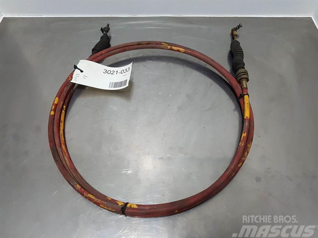 Liebherr L541-7010709-Throttle cable/Gaszug/Gaskabel Chassis