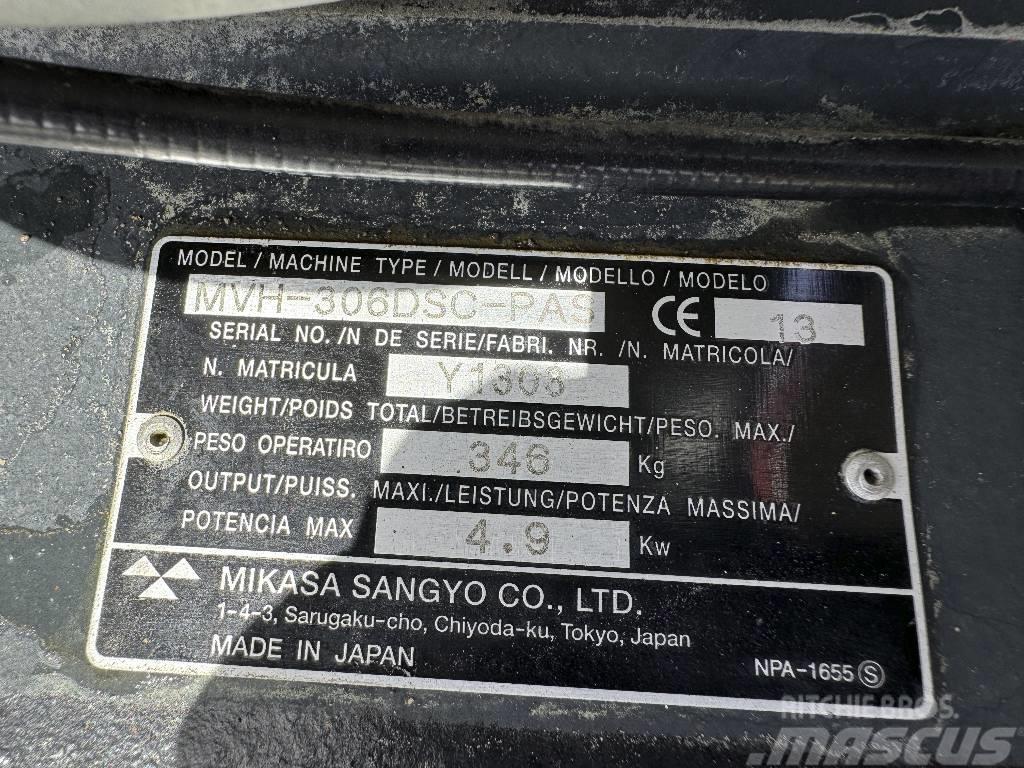 Mikasa MVH-306DS Yanmar Diesel Motor Rüttelplatte Vibrationsgeräte