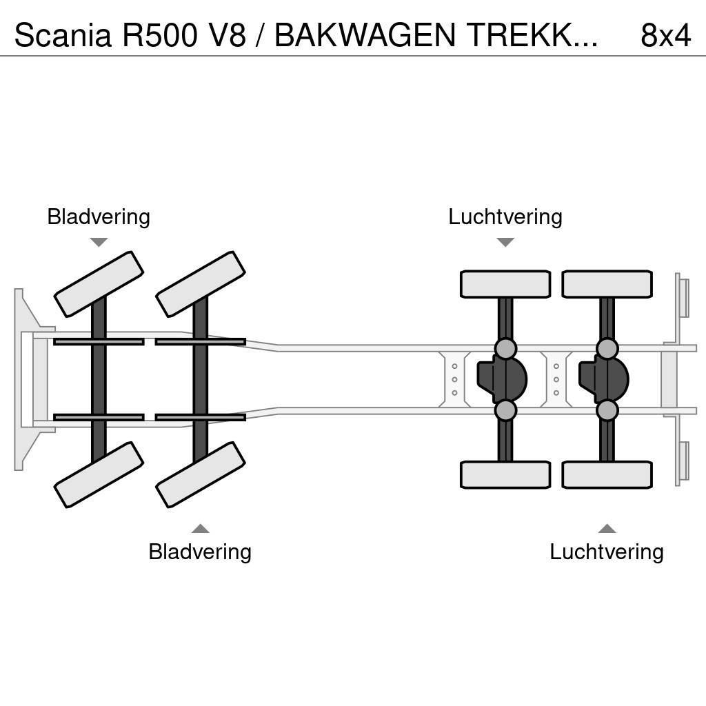 Scania R500 V8 / BAKWAGEN TREKKER COMBI / PALFINGER PK 53 All-Terrain-Krane