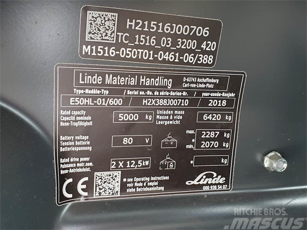 Linde E50/600HL Elektro Stapler