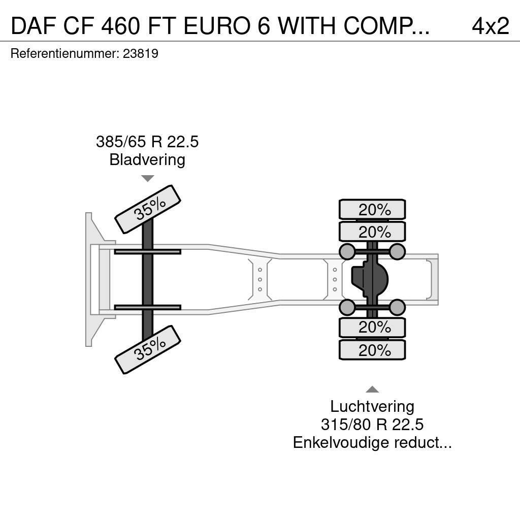 DAF CF 460 FT EURO 6 WITH COMPRESSOR Sattelzugmaschinen