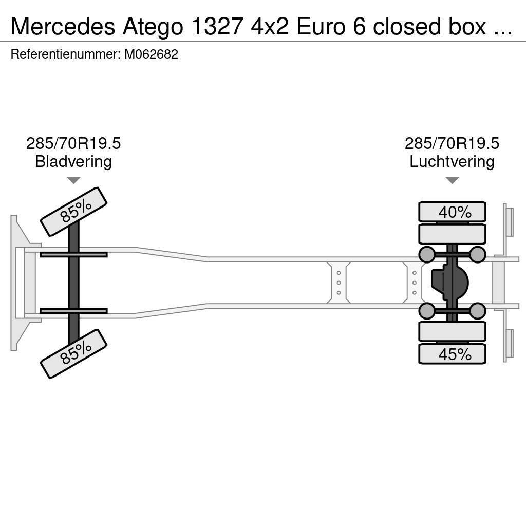 Mercedes-Benz Atego 1327 4x2 Euro 6 closed box + taillift Kastenaufbau