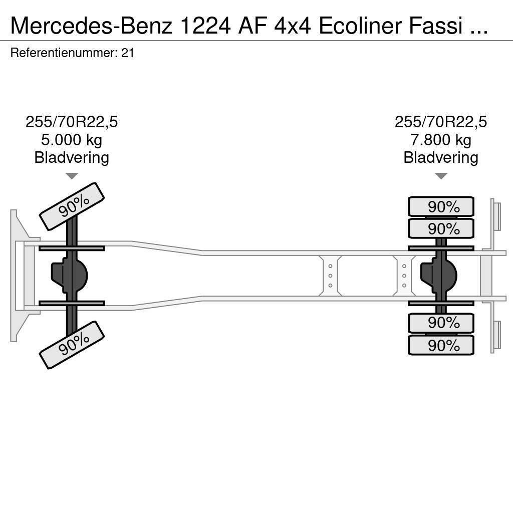 Mercedes-Benz 1224 AF 4x4 Ecoliner Fassi F85.23 Winde Beleuchtun Andere Fahrzeuge
