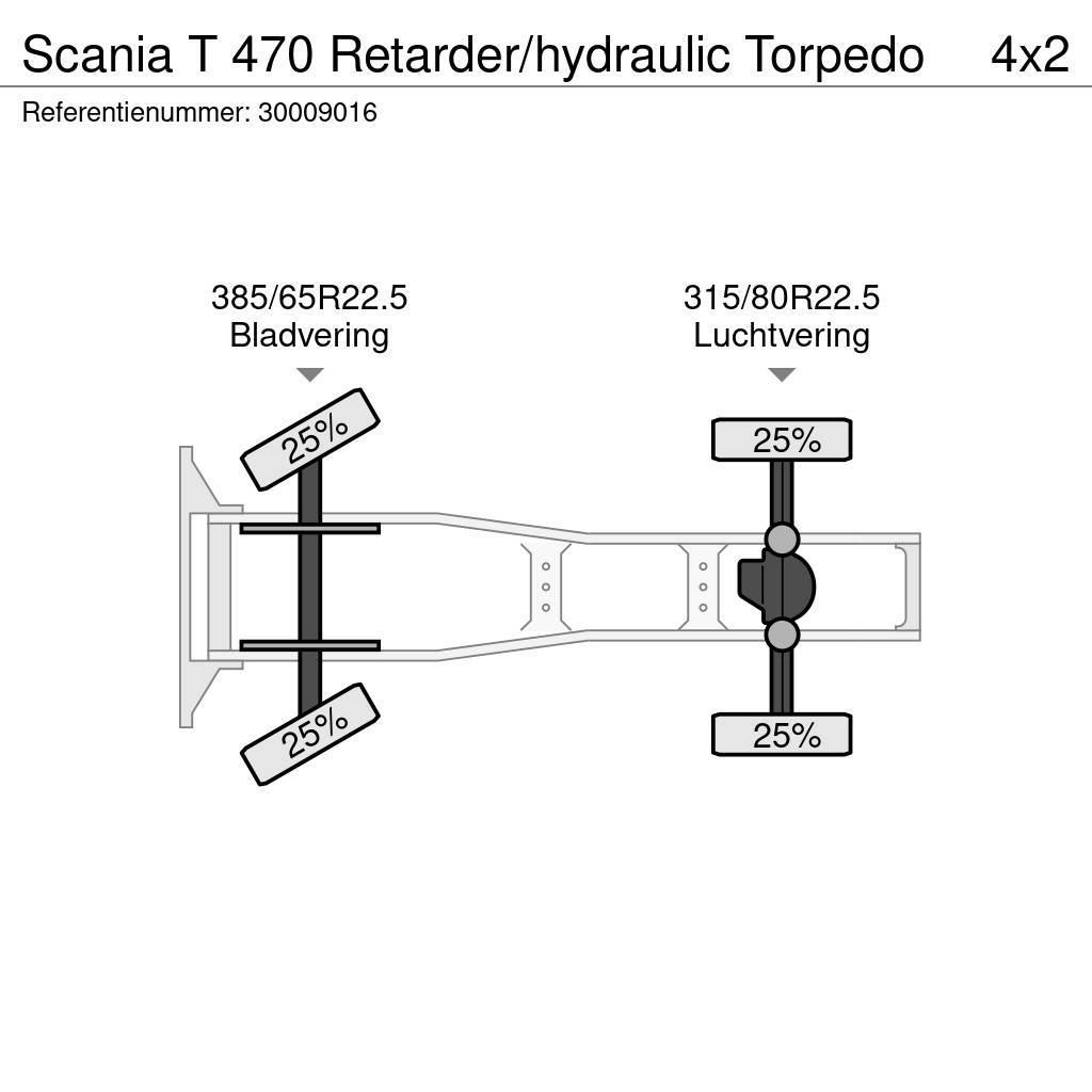 Scania T 470 Retarder/hydraulic Torpedo Sattelzugmaschinen