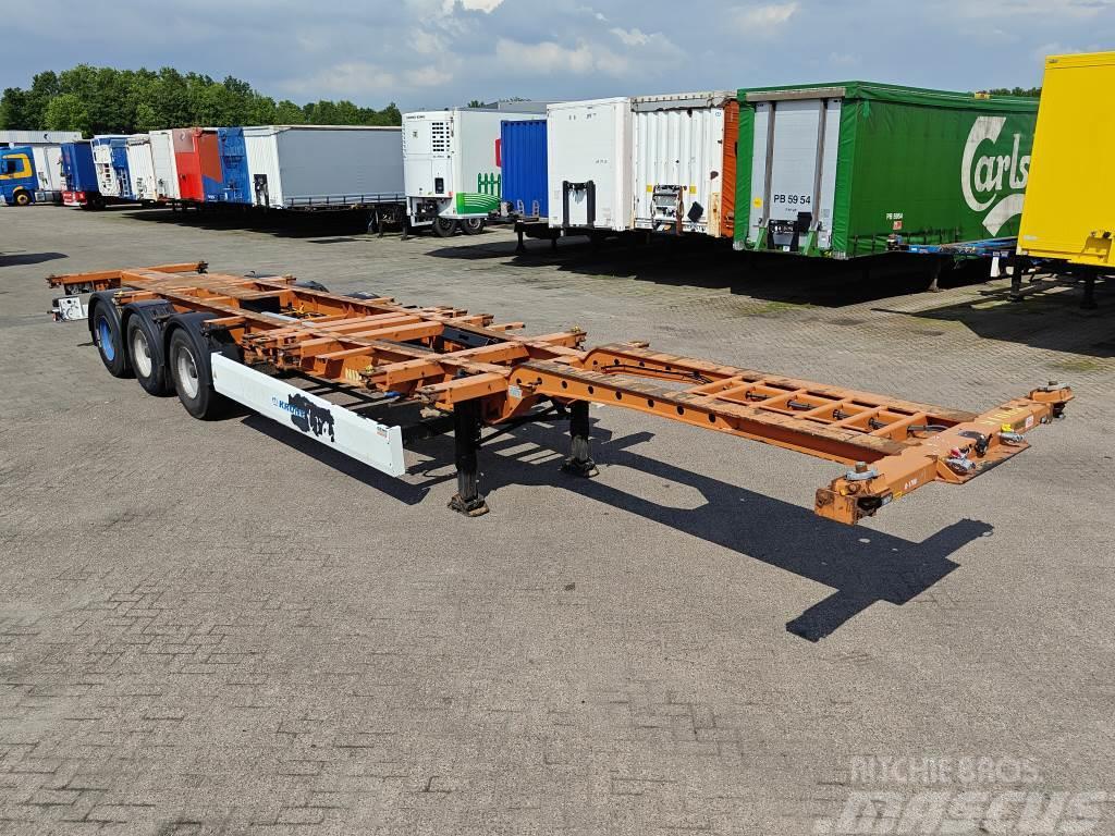 Krone SD 27 3-Assen BPW - LiftAxle - DiscBrakes - 5510kg Containerframe semi-trailers