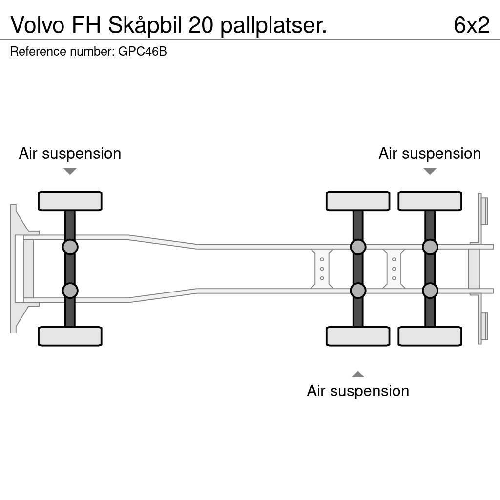 Volvo FH Skåpbil 20 pallplatser. Kastenaufbau