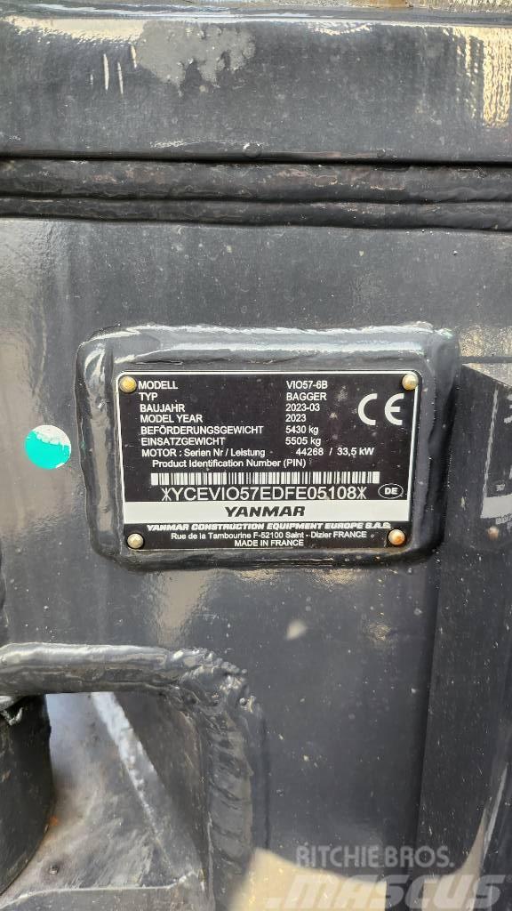 Yanmar Vio57-6B Advance Nullheck Powertilt HS03 Minibagger < 7t