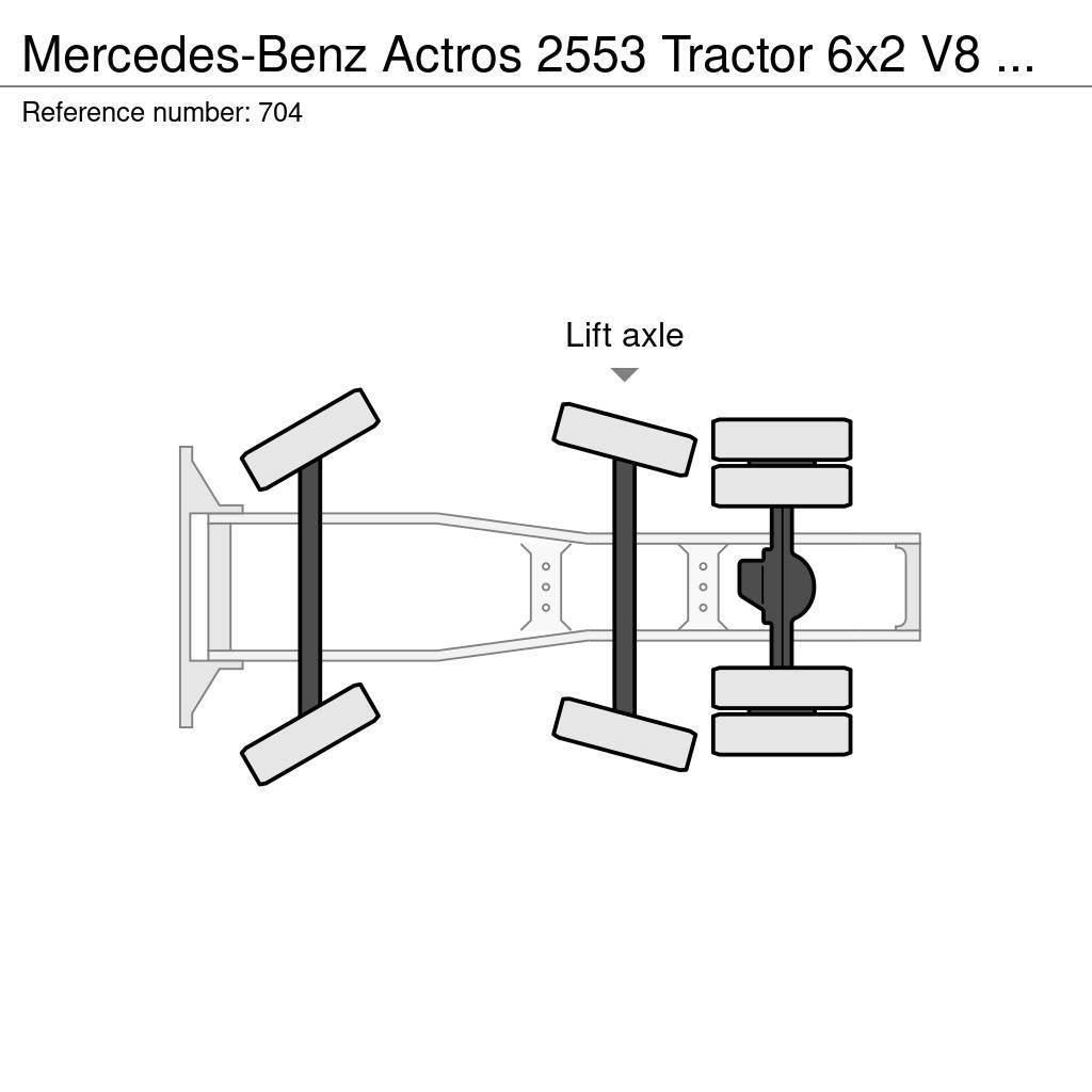 Mercedes-Benz Actros 2553 Tractor 6x2 V8 EPS Retarder Big Axle G Sattelzugmaschinen